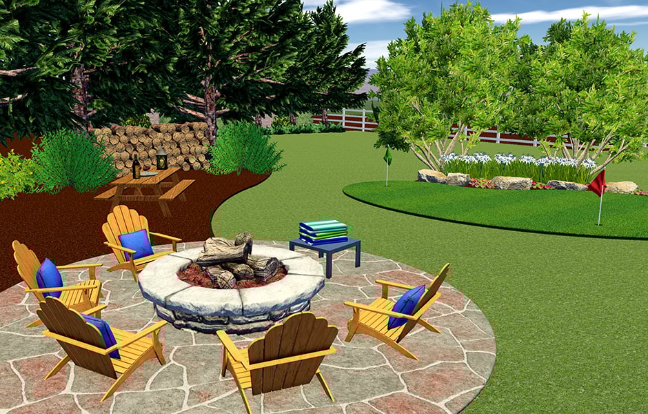 OUTDOOR-LIVING-LANDSCAPE-WITH-FIRE-PIT-AND-PUTTING-GREEN-3